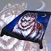 Acrylic Mink Blanket - EB318 Wolf and Moon
