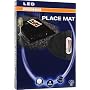 Sylvania 72442 LED Lighted Placemat, Black with White Decorative LEDs