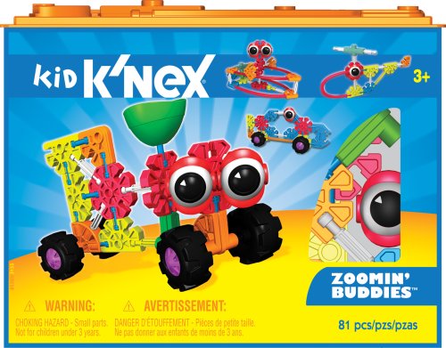 Childrens Toyshop  Toys : Kid K'nex Zoomin' Buddies-81 pcs