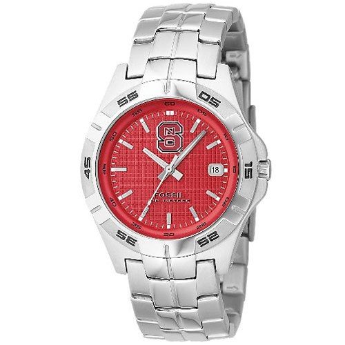 Fossil North Carolina State Wolfpack Men’s 3 Hand Date Watch
