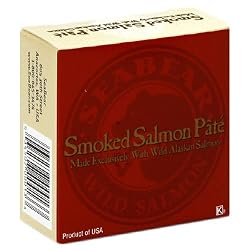 SeaBear Smoked Salmon Pate Can, 3.5-Ounce Units   (Pack of 4)