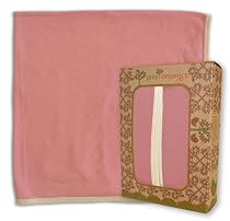Pixel Organics 100% Certified Organic Waffle Weave Swaddling Blanket in "Blush"