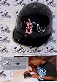 Carl Crawford Autographed/Hand Signed Boston Red Sox Mini Helmet