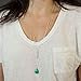 Mokingtop Street Style Womens Water Drop Turquoise Pendant Multilayer Necklace Silver