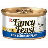 FancyFeastGourmetCatFoodFlakedFish&ShrimpFeast,3-OunceCans(Packof24)
