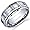 Classic Sectional Design Brushed Finish 8mm Comfort Fit Mens Tungsten Carbide Wedding Band Ring Size 8