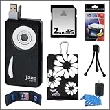 Jazz DV-150 Digital Camcorder with 4x Digital Zoom in Black + Accessory Kit