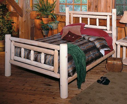 Rustic Natural Cedar Furniture Deluxe Log Wood 