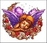 GIANT Angel Hearts Temporaray Tattoo