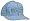 RVCA Finley Men's Fitted Hat - Small / Medium - Light Blue