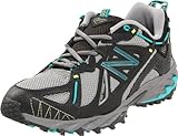 NEW BALANCE 610 Damen Trail Laufschuhe, Schwarz/Silber/Blau, 42.5 - Breite D
