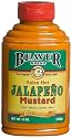 Beaver Brand Jalape±o Mustard, 13-Ounce Squeezable Bottles (Pack of 6)