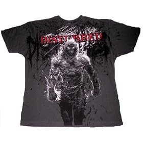 Disturbed Electric Circus Fire Creature Mens Jumbo T-shirt (XXL & up)
