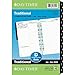 Day-Timer 2019 Daily Planner Refill, 5-1/2" x 8-1/2", Desk Size 4, Two Pages Per Day, Loose Leaf, Traditional (92800)