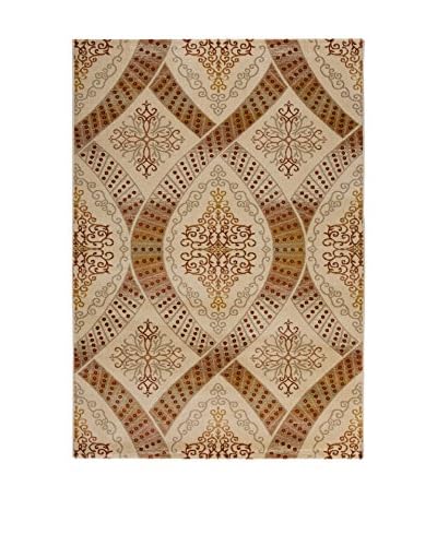Tapis a Porter Passatoia Galata Crema/Verde 80 x 240 cm