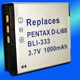 Pentax DLI68 Replacement Video Battery
