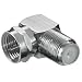 Winkel-Adapter F-Stecker auf F-Buchse