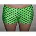 Gemsports Green Dots Compression Shorts (Size/Inseam=2-Inch Extra-Small)
