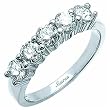 Five Stone Diamond Wedding Band