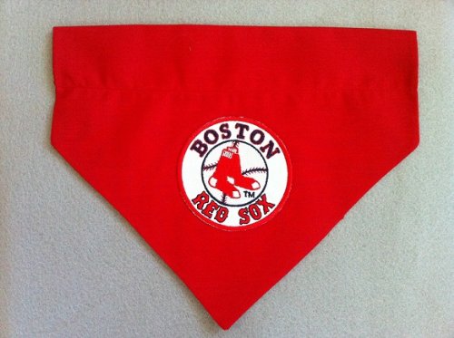 Boston Red Sox Over the Collar Dog Scarf Medium Red