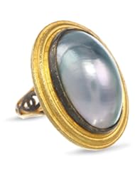 Azaara Gray Mother-Of-Pearl Ring