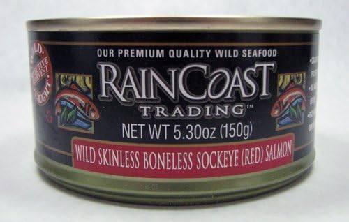 Raincoast Trading Wild Skinless Boneless Red Sockeye Salmon 5.3 oz.