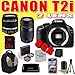 Canon EOS Rebel T2i 18 MP CMOS APS-C Digital SLR Camera w/ Canon EF-S 18-55mm f/3.5-5.6 IS Lens + Tamron AF 75-300mm f/4.0-5.6 LD Lens LPE8 Battery Filter Kit 8GB Backpack DavisMAX Bundle
