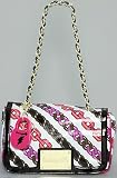 Betsey Johnson The Sm Flap Purse in White Chain Reaction,Bags (Handbags/Totes) for Women