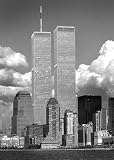 World Trade Centre - Artist: Anonymous - Art Print Poster - With a Black Wood Frame - Image Size: 36.00 by 24.00 inches Art Print Poster - With a Black Wood Frame