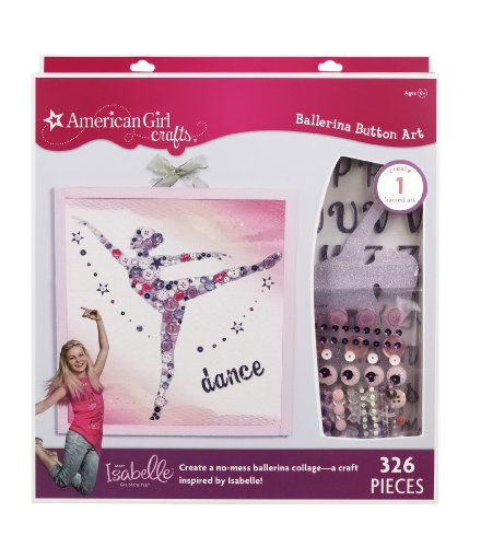 American Girl Crafts 2014 Girl of The Year Isabelle Ballerina Button Art Kit