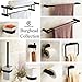 MARMOLUX ACC Bathroom Towel Bar Stainless Steel Bathroom Hotel Style Decor Rack Invisible Wall Mount Hanger Washcloth Holder Rail Non-Slip 21.5 Inch Black Paint Burghead Series
