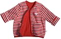 Liegelind Kids-Fun-Fashion 91109 - Wendejacke - Organic Cotton, Farb-Nr. 27 tomate / weiss