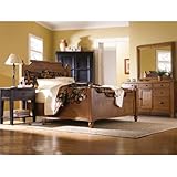 Attic Heirlooms Two-Tone Feather Bedroom Set (King) by Broyhill
