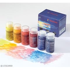 Stockmar Aquarellfarbe 20 ml, Standard-Sortiment 6 Farben im Kartonetui