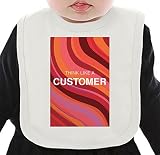 Think like a customer ネクタイを有する有機ビブ Medium