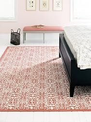 Safavieh Rugs Martha Stewart Collection MSR1214D-4R Tearose 4' x 4' Round