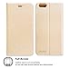 Dolica Folio Case for iPhone 6 Plus - Frustration-Free Packaging - Gold