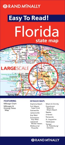 City Travel Guides Discounted  Books : Florida Easy-To-Read Large Scale