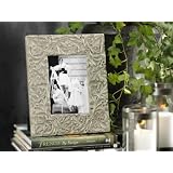 Antique Wooden Embossed 5x7 Photo Frame by Zodax by Zodax