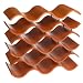 Oenophilia Bali 15-Bottle Wine Rack, Spiced Pumpkin