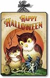 Item 10011 Vintage Style Halloween Owls Decoration