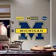 Fathead Michigan Wolverines Blue Logo Wall Decal