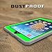 Fintie iPad Air 2 Case - CaseBot Tuatara Series Rugged Unibody Dual Layer Hybrid Full Protective Cover with Built-in Screen Protector and Impact Resistant Bumper for iPad Air 2 (2014 Model), Green