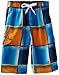 Kanu Surf Boys 8-20 Drop Zone Swim Trunk, Navy/Orange, Large(14/16)