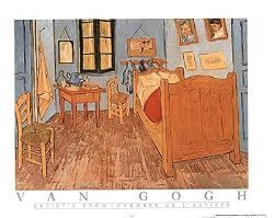 Vincent Van Gogh Artist's Room Art Print Poster Poster Poster Print, 28x22