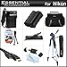 Essential Accessories Kit For Nikon D600, D7100 Digital SLR Camera Includes Extended Replacement (2200 maH) EN-EL15 Battery + AC/DC Travel Charger + Mini HDMI Cable + USB 2.0 Card Reader + Deluxe Case + 57