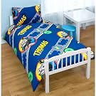 Boys Thomas The Tank Engine Junior Bed Quilt/Duvet Cover Bedding Set