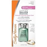 Sally Hansen Salon Manicure Smooth and Strong Base Coat, 0.5 Fluid Ounce