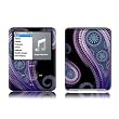 Morado (Purple Paisley) Design Protective Decal Skin Sticker for Apple iPod nano 3G (3rd Generation) 4GB/ 8GB Player