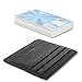 ECOMBOS RFID Blocking Front Pocket Slim Wallet For Men Genuine Leather